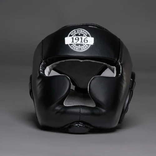 1916 Fight Gear Hoofdkap Pu Zwart