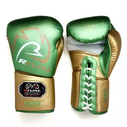 Rival Bokshandschoen RS100 Groen/Goud