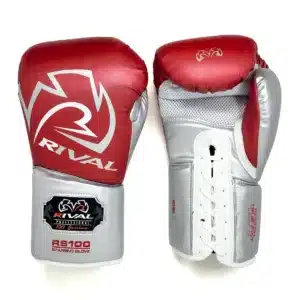 Rival Bokshandschoen RS100 Rood/Zilver