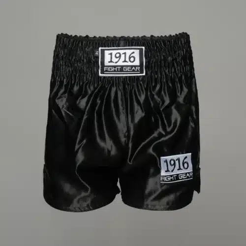 1916 Fight Gear Kickboksbroek Classic 2.0 Zwart/Wit
