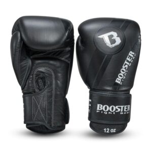 booster bokshandschoenen black foil