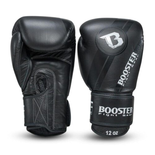 booster bokshandschoenen black foil