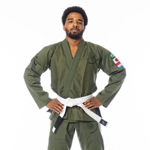 Energia fight wear bjj gi green