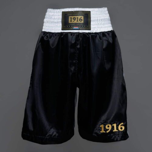 1916 Fight Gear Boksbroek Premium Elite Black/White