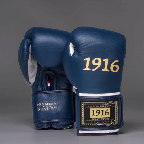 1916 Fight Gear Bokshandschoenen Premium Elite Dark Navy/White