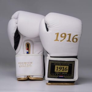 1916 Fight Gear Bokshandschoenen Premium Elite White/Black