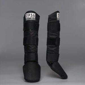 1916 Old School Velcro Scheenbeschermer Zwart