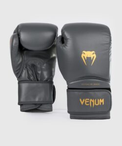 Venum bokshandschoenen contender 1.5 grey/gold