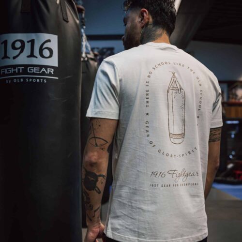 1916 fight gear t-shirt boxing bag off white