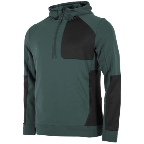 Stanno Plaza Brush Hooded Half Zip Top
