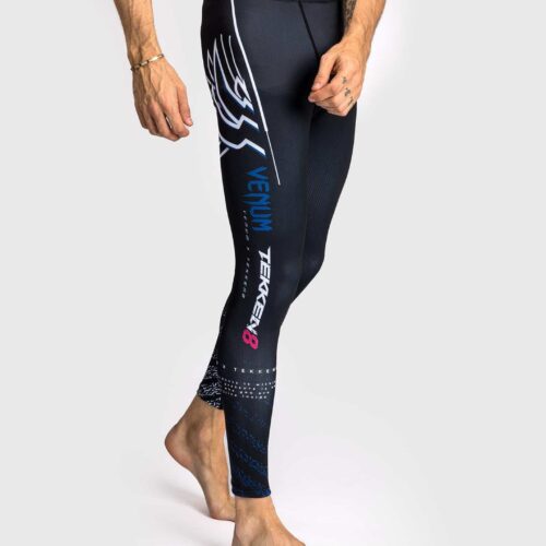 Venum X Tekken 8 Spats Jin Kazama Black/Blue