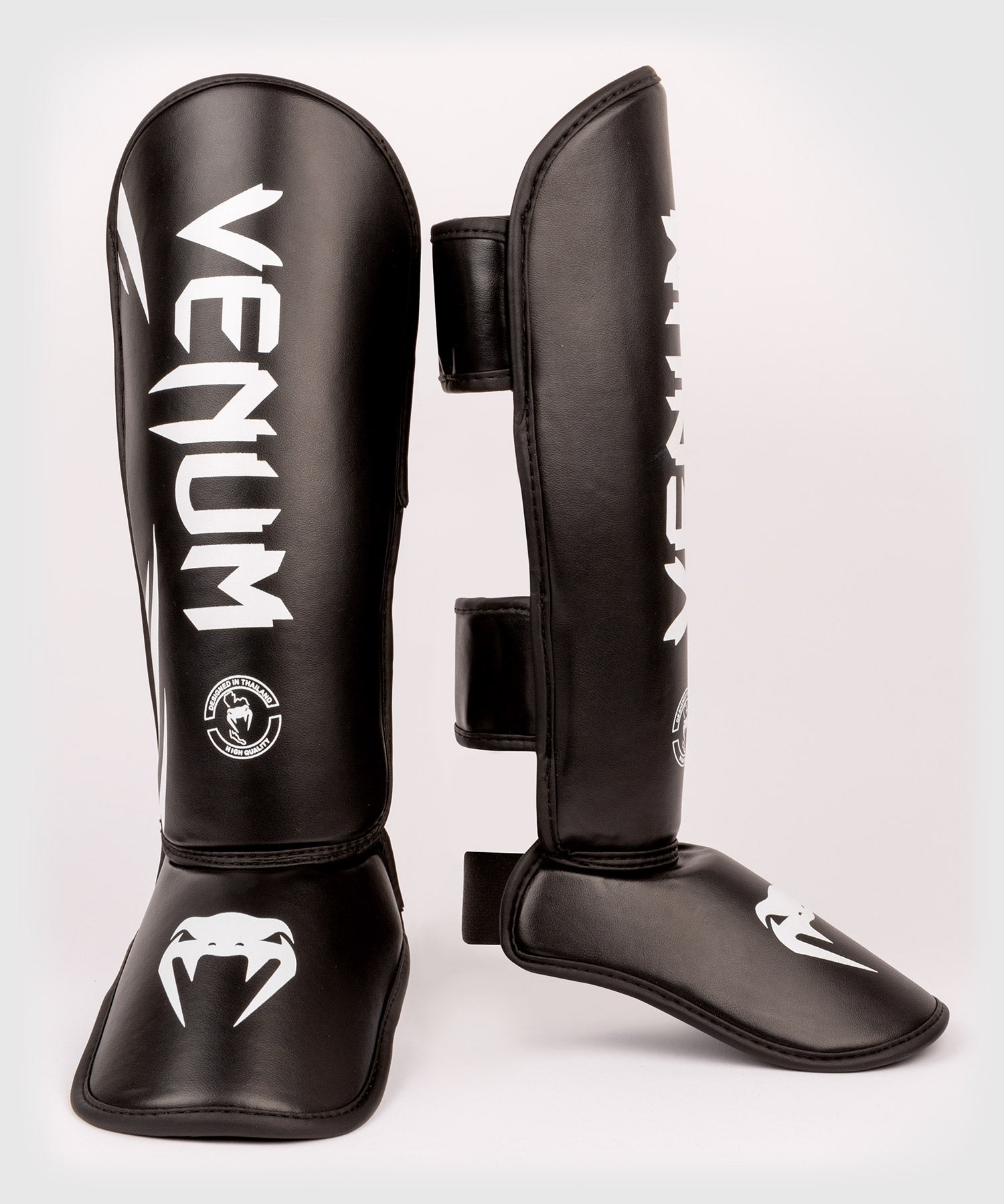 Venum challenger scheenbeschermers kids black/white