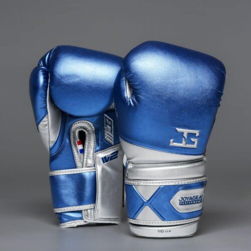 Joya Gear Bokshandschoenen Performance Velcro Blue/Silver V2