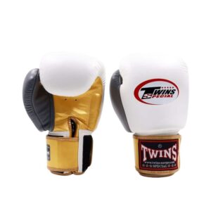 Twins bokshandschoenen bgvl 4 gold/white/grey