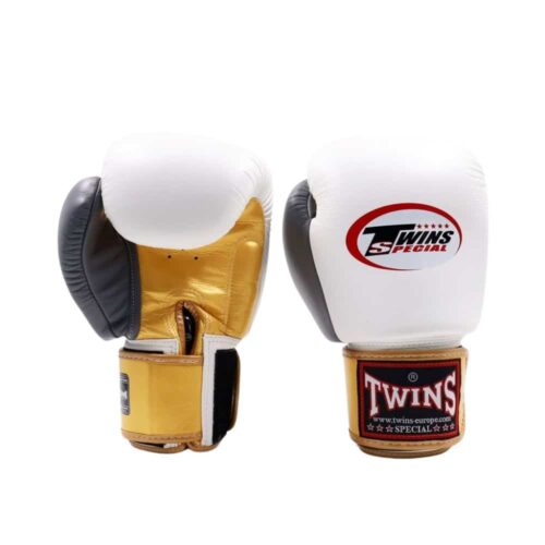 Twins bokshandschoenen bgvl 4 gold/white/grey