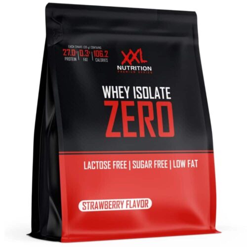 XXL whey isolate zero aardbei