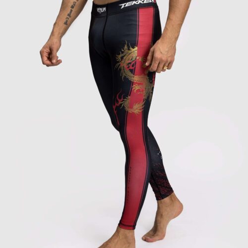 Venum X Tekken 8 Spats Marshall Law Black/Red