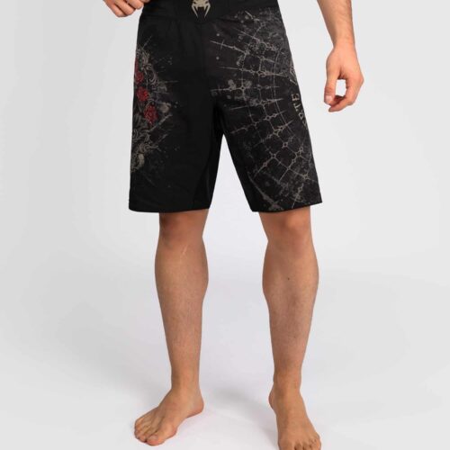 Venum Fight Short Santa Muerte 5.0 Deep Black/Gold