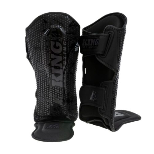 King Pro Boxing Kids Hexagon Scheenbeschermers zwart