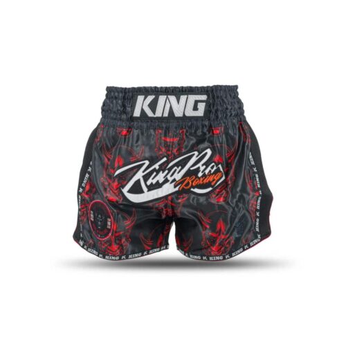 King Pro Boxing Kickboksbroek Devil 4 Black/Red