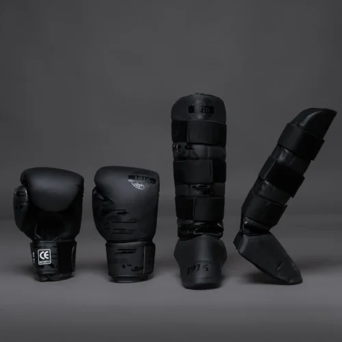 1916 Fight Gear Kickboks Set Kids Youth Fighters Black