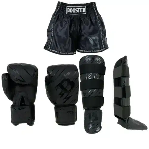 Booster Kickboks Set Combat Serie Kids Zwart