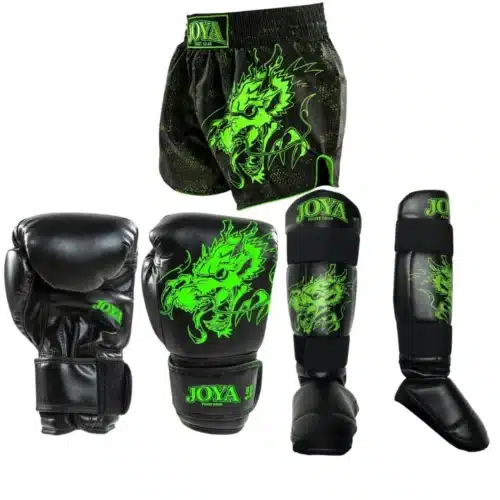 Joya Fight Gear Kickboks Set Kids Dragon Groen
