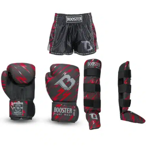 Booster Kickboks Set Combat Serie Kids Rood