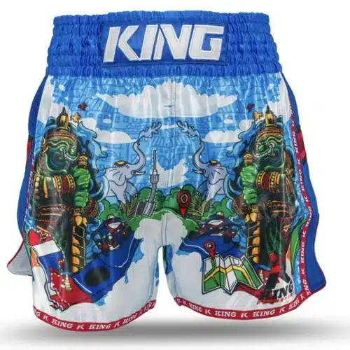 King Pro Boxing Kickboksbroek Thailand Blue