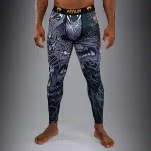 Venum Wolf Atak Spats Black/Grey