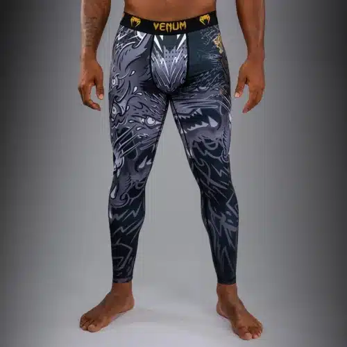 Venum Wolf Atak Spats Black/Grey