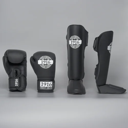 1916 Fight Gear Kickboks Set Legend Advanced Black/White