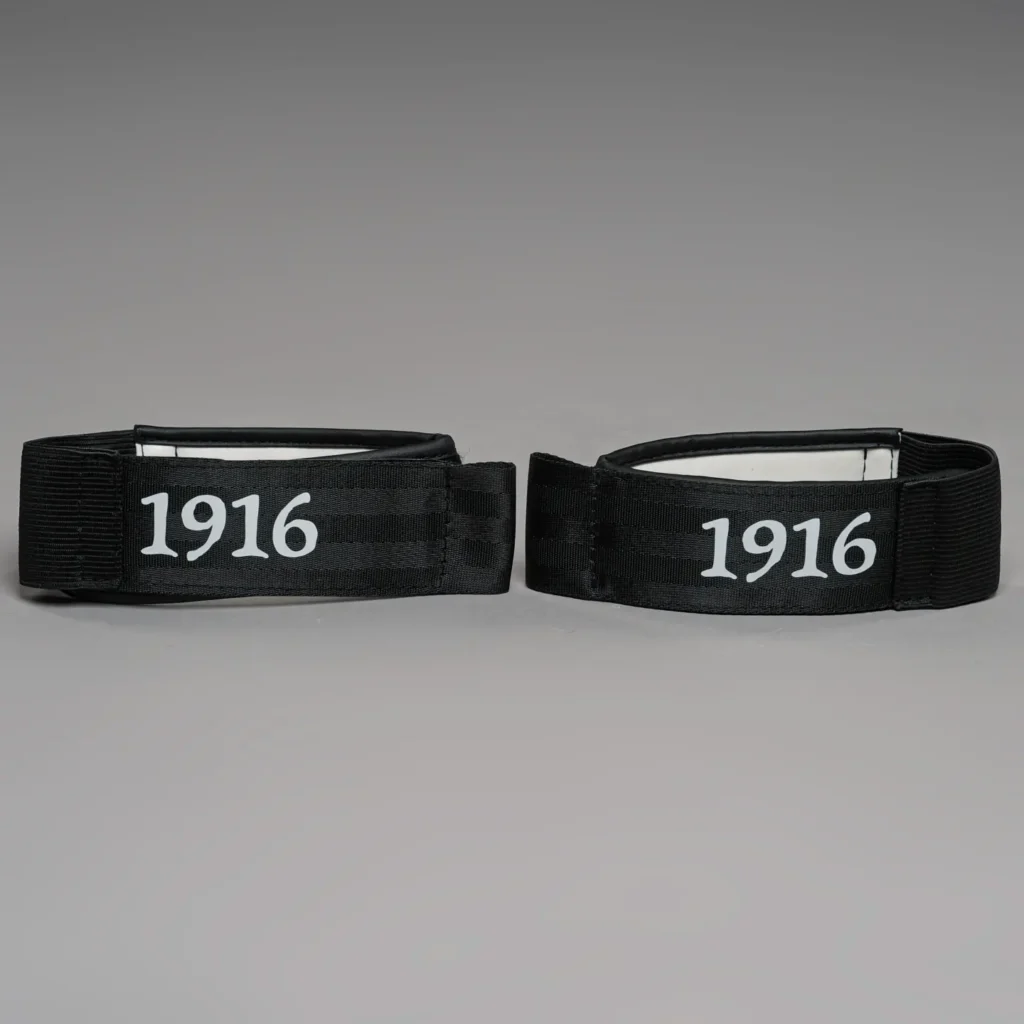1916 Fight Gear Lace Up Strap Black/White