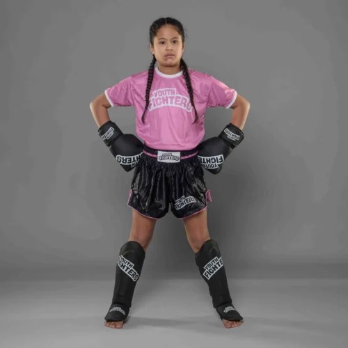 Youth fighters t-shirt pink