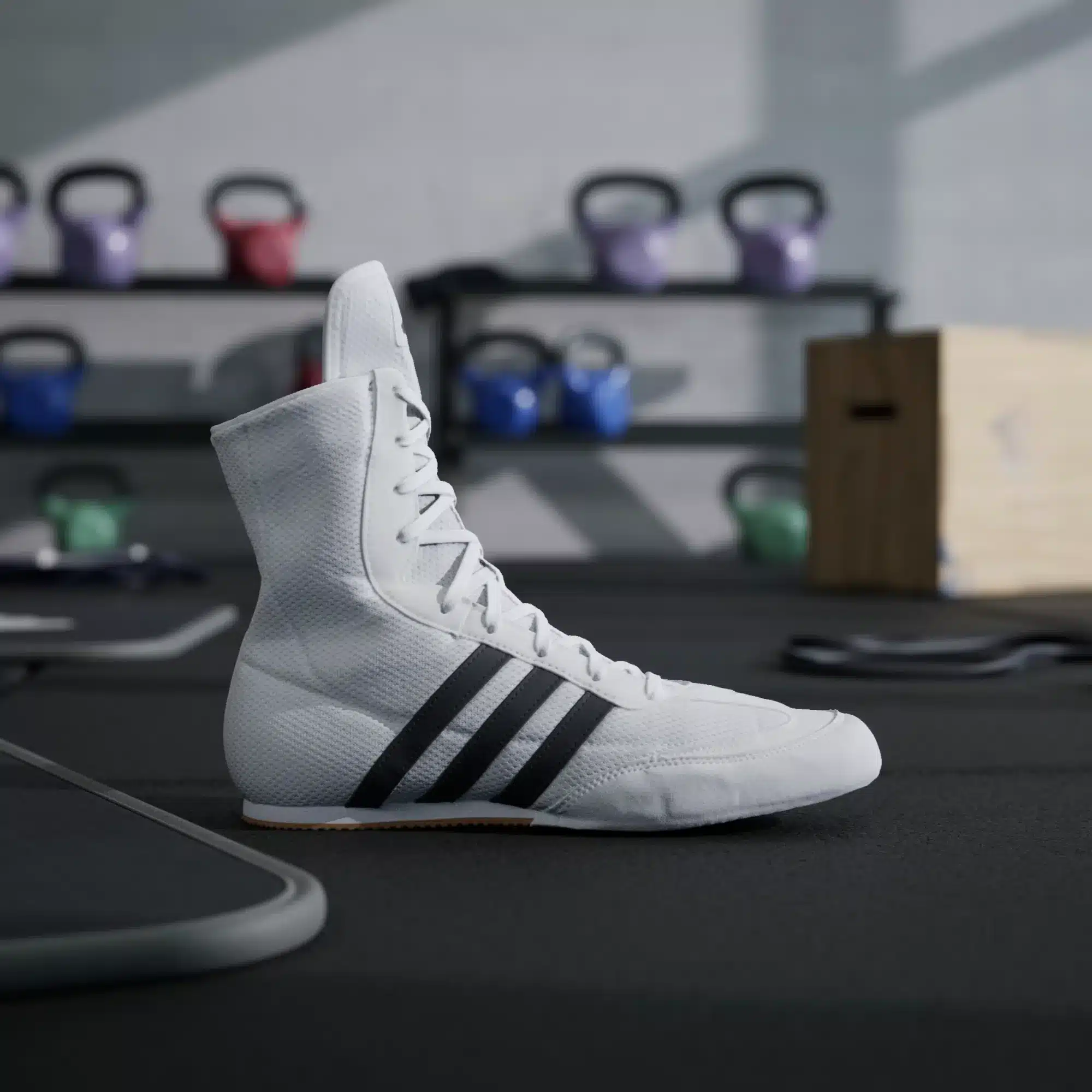 Adidas Boksschoenen Box Hog 2 Wit/Zwart