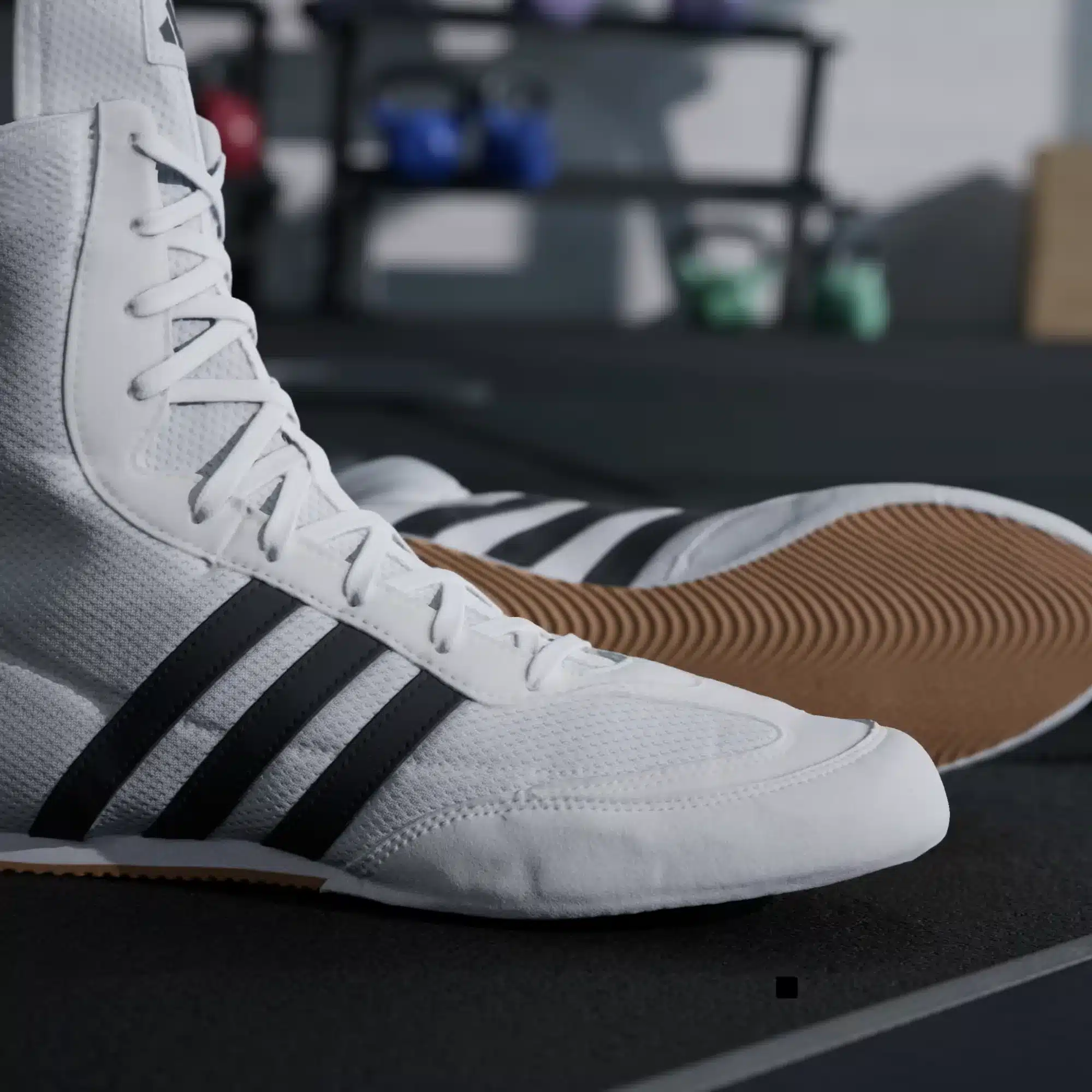 Adidas Boksschoenen Box Hog 2 Wit/Zwart