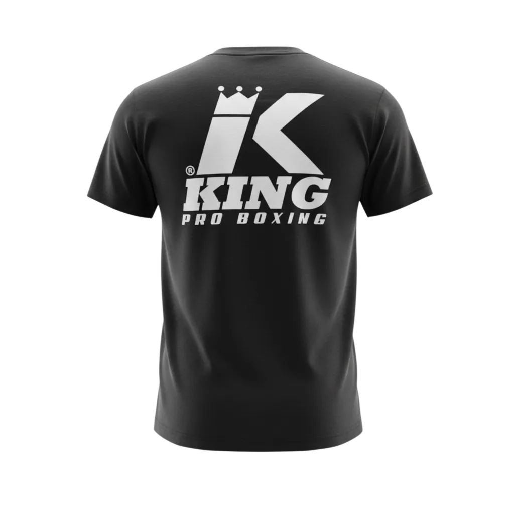 King Pro Boxing Shirt Logo Black