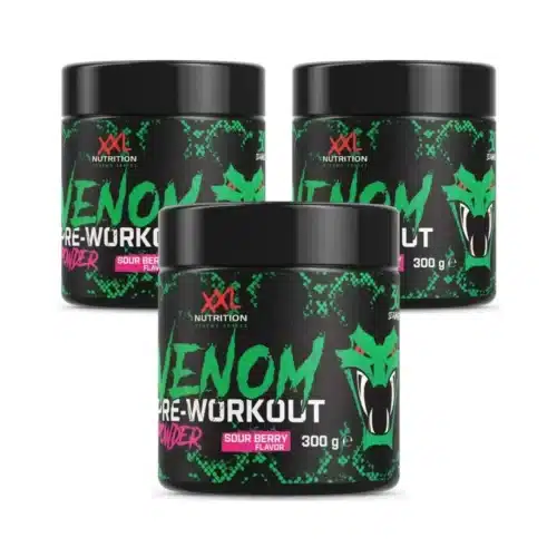 XXL Nutrition Venom Pre Workout Triple Pack Sour Berry