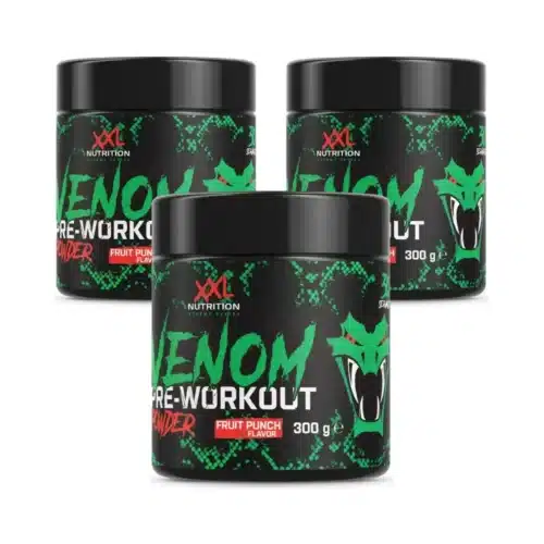 XXL Nutrition Venom Pre Workout Triple Pack Fruit Punch