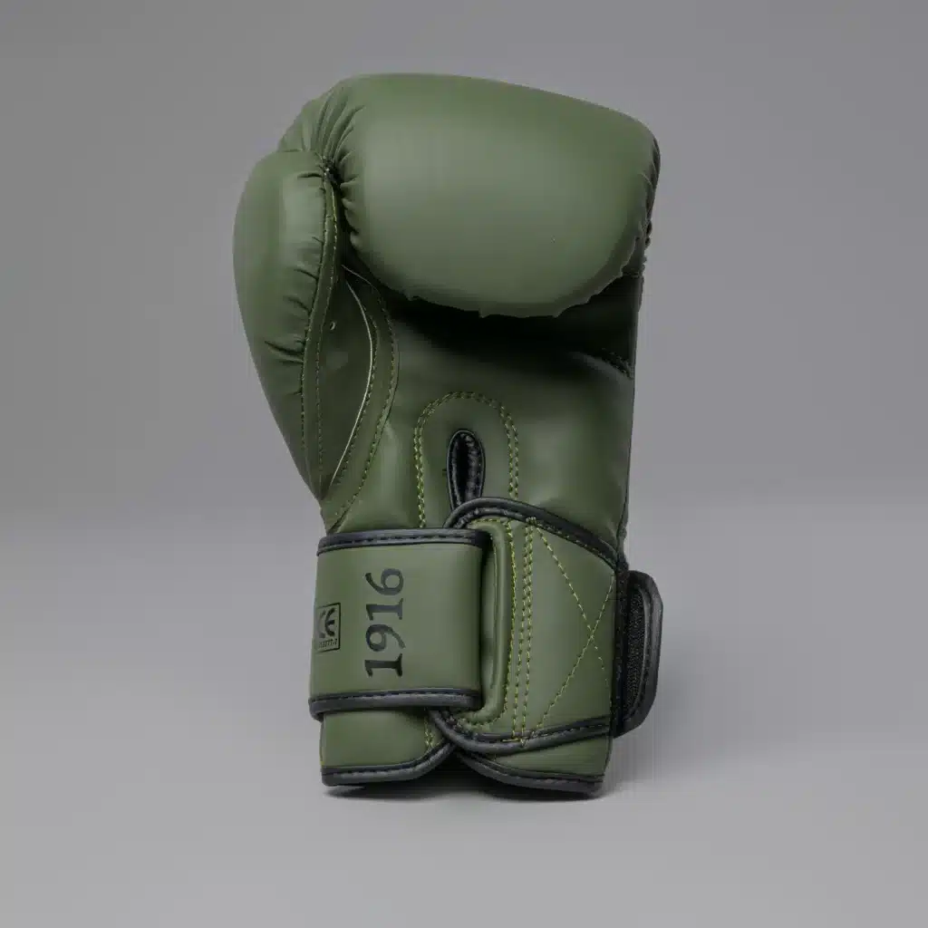 1916 Fight Gear Bokshandschoen Legend Pu Groen/Zwart
