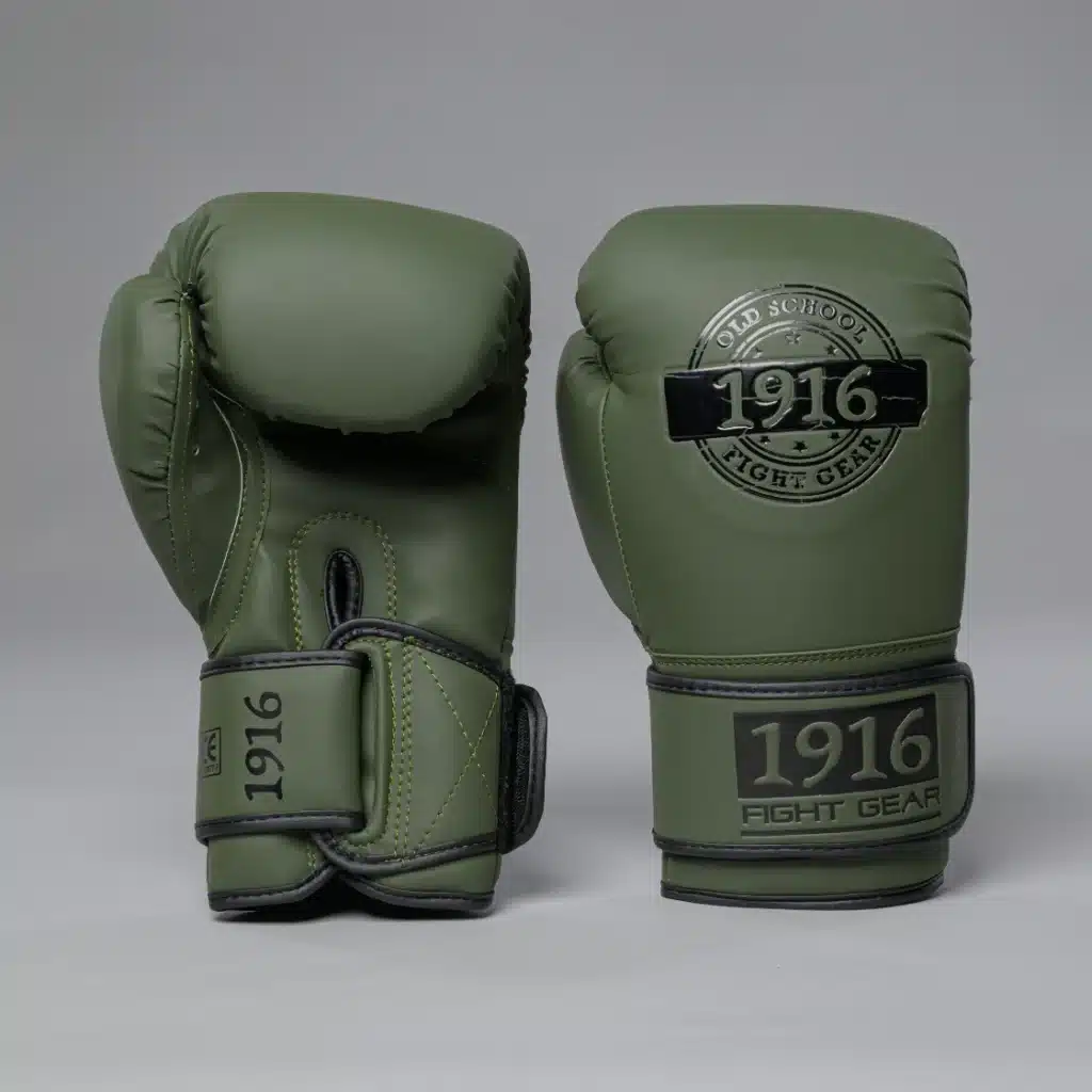 1916 Fight Gear Bokshandschoen Legend Pu Groen/Zwart