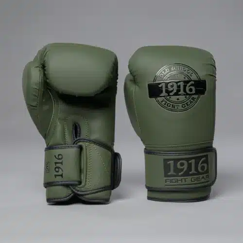 1916 Fight Gear Bokshandschoen Legend Pu Groen/Zwart