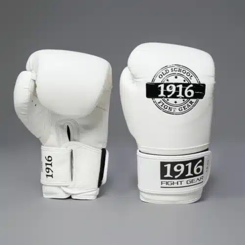1916 Fight Gear Bokshandschoen Legend Pu Wit/Zwart