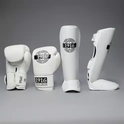 1916 Fight Gear Kickboks Set Legend Advanced White/Black