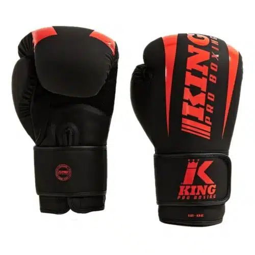 King Bokshandschoenen KPB/BG Revo 8 Black/Red