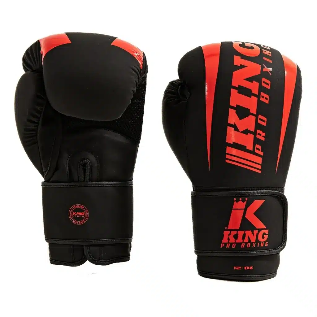 King Bokshandschoenen KPB/BG Revo 8 Black/Red