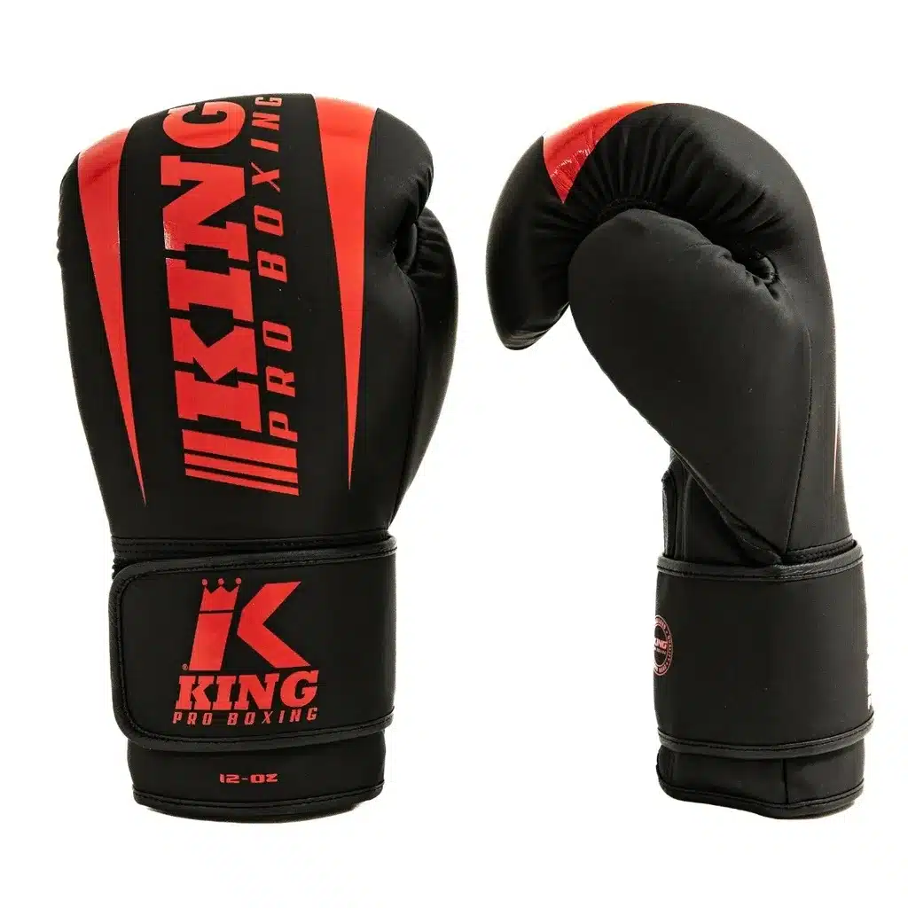 King Bokshandschoenen KPB/BG Revo 8 Black/Red