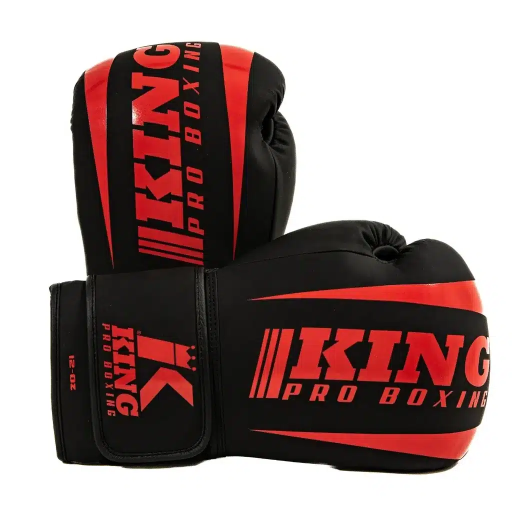 King Bokshandschoenen KPB/BG Revo 8 Black/Red